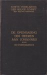 Greijdanus, Dr. S. - Korte Verklaring der Heilige Schrift. De openbaring des Heren aan Johannes