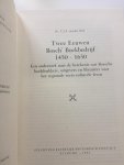 Oord, C.J.A. van den (dr.) - TWEE EEUWEN BOSCH' BOEKBEDRIJF 1450-1650. Een onderzoek naar de betekenis van Bossche boekdrukkers, uitgevers en librariërs voor het regionale socio-culturele leven. Dissertatie.