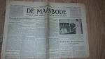  - De Maasbode, Vrijdag 6 december 1940, ochtendblad (Winter aan het front in Griekenland. De dood van Chiappe)