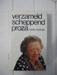 Rossels, Maria - Verzameld scheppend proza. Deel 1,2 en 3.