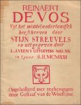 STREUVELS, Stijn. / Gustave Van de Woestijne - Reinaert de Vos : uyt het Middelnederlandsch in verstaanbaar Vlaamsch herschreven door Stijn Streuvels