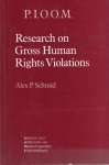 Schmid, Alex P. - Research on gross human rights violations. A programme.
