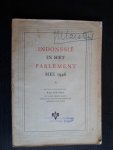 Poll, Max van, Voorzitter Parlementaire Commissie Nederlands-IndieVoorwoord, - Indonesie in het Parlement, Mei 1946