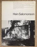 SM 1980: - Hein Salomonson. Architectuur en meubelen. Pamphlet. Cat. 673.