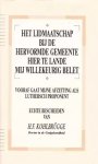 Kohlbrugge, Dr. H.F. - Kohlbrugge, Dr. H.F.-Het lidmaatschap bij de Hervormde Gemeente hier te lande mij willekeurig belet
