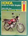 J.H. Haynes ,  Jeremy Churchill 176104,  Pete Shoemark 170384 - Honda H100 & H100S Singles Owners Workshop Manual