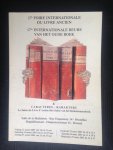 Catalogus - 17e Internationale Beurs van het oude boek & Karakters, Het Salon van het Kunstenaarsboek [In 1 band], Brussel