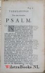 Alardin, Kasparus|Hase, Cornelius de - De zegepralende Christus of de tweede psalm. : In sijn natuurlijken t'samenhang en vollen sin der goddelijke wijsheyd ... door vergelijkinge der Schriften verklaart / door Cornelius de Hase ... Waar by gevoegt is De eerste kerken-vrede, uyt Ac...