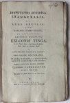 Cannegieter, Tjeerd, uit Sneek - Disputatio juridica inauguralis, de lege aquilia [...] Groningen R.J. Schierbeek 1821