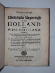 Hugo de Groot - Verantwoordingh van de wettelijcke regieringh van Hollandt ende West-Vriesland