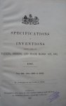  - Specifications of Inventions printed under the Patents, Designs, and Trade Marks Act, 1883. Vol. XX. - Nos. 3801 to 4000.