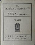 - The temple dramatists. School for scandal - The temple dramatists. School for scandal