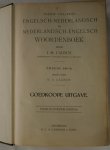 Calisch I.M. - zeldzaam - Nieuw volledig Engelsch woordenboek - Nederlandsch-Engelsch, Engelsch-Nederlandsch (6 foto's)