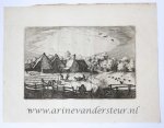 Claes Jansz Visscher (1586/87-1652) - [Antique print, etching] Bleaching fields near the Haarlemmerhout/Blekersvelden bij de Haarlemmerhout in Haarlem, published 1728.