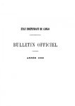 Etat Indépendant du Congo - roi Léopold II - Etat Indépendant du Congo - Bulletin Officiel – Année 1902
