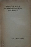 R.J.J. Buytendijk - Proeven over gewoontevorming bij dieren