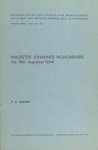 Boeren, P.C. - Magister Johannus Noviomensis. (ca. 1160 - augustus 1204)