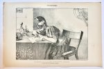 Braakensiek, Johan (1858-1940) - [Original lithograph/lithografie by Johan Braakensiek] Vervalschingen, 3 September 1899, 1 pp.