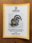 - 5 Auction Catalogues Christie's Amsterdam: Oriental Ceramics, 6 October 1983 - Oriental Ceramics, 15 March 1984 - Fine Oriental Ceramics, 6 December 1984 - Chinese and Japanese Ceramics, 6 June 1985 - Chinese and Japanese Ceramics, 4 December 1985 - 5 Auction Catalogues Christie's Amsterdam: Oriental Ceramics, 6 October 1983 - Oriental Ceramics, 15 March 1984 - Fine Oriental Ceramics, 6 December 1984 - Chinese and Japanese Ceramics, 6 June 1985 - Chinese and Japanese Ceramics, 4 December 1985