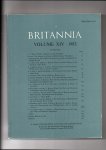 Britannia - Britannia, Volume XIV. 1983.  A Journal of Romano-British and kindred studies.