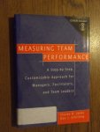 Jones, Steven D; Schilling, Don J. - Measuring team performance. A step-by-step, customizable approach for managers, facilitators, and team leaders.