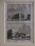 Heemskerk. - 't Huis Marquette op de regterzyde, 1750/ 't Huis Marquette op de linkerzyde, 1750.