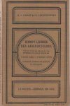 Kwast, B.A. & C. Lekkerkerker - Beknopt leerboek der aardrijkskunde. Vierde deel. Economische geografie van Nederland
