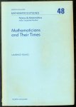 Young, Laurence - Mathematicians and their times, history of mathematics and mathematics of history