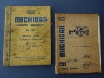 N/A. / Clar Equipment Company. - Vol.1: Michigan Parts Manual No. 1358 Model 175A Tractor Shovel. Vol.2: Michigan: Notice d'entretien.