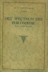 Goedewaagen, Dr. T. - Het spectrum der philosophie in de twintigste eeuw.