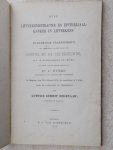 ANTONIE GERRIT DEGENAAR - LITTEEKENRETRACTIE EN EPITHELIAALKANKER IN LITTEEKENS.[Over].ACADEMISCH PROEFSCHRIFT 1870.