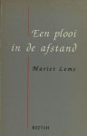 Lems, Mariet. - Een plooi in de afstand.