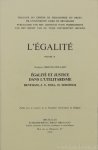 GRIFFIN-COLLART, E. - Égalité et justice dans l'utilitarisme. Bentham, J.S. Mill, H. Sidgwick.