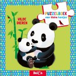 Puzzelboek voor kleine handjes - De Ballon Puzzelboek - Wilde dieren