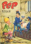 Diverse  tekenaars - PEP 1966 nr. 04, stripweekblad, 22 januari met o.a. DIVERSE STRIPS ( ROODBAARD, MICK TANGY, BLAKE & MORTIMER,  RIK RINGERS, LUCKY LUKE)/ZWIER DE ZWERVER(COVER)/TIENERS EN KLASSIEKE MUZIEK (2 p.)/ZOOGDIEREN IN ZEE (PEPPLAAT, 2 p.), goede staat