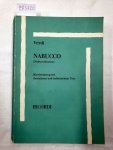 Verdi, Guiseppe: - Nabucco (Nabucodonosor) - Klavierauszug mit deutschem und italienischem Text :