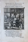 Luyken, Jan (1649-1712) and Luyken, Caspar (1672-1708) - Antique pint/originele prent: De Lantaarnmaaker/The Lantern Maker.