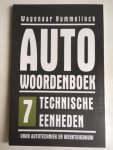 Hummelinck, Wagenaar - Autowoordenboek / 7 Technische eenheden