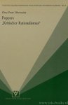 POPPER, K.R., OBERMEIER, O.P. - Poppers Kritischer Rationalismus. Eine Auseinandersetzung über die Reichweite seiner Philosophie.