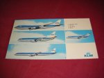 KLM - 1. Boeing 747B - 2. DC-10 - 3. DC-8-63 0 4. DC-9 [ansichtkaart]