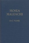 Vonk, C. - De voorzeide leer deel I Hc. De Heilige Schrift Hosea - Maleachi
