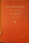 Gobius, G - Herinneringen uit mijne loopbaan bij de Marine 1874-1908