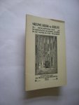 Beresteyn, Jhr.Mr.Dr.E.A. van, samenst. - Nieuwe Kerk te Delft, beschrijving van de gebrandschilderde ramen in het koor en het transept