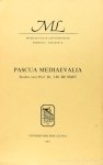 SMET, J.M. DE, LIEVENS, R., MINGROOT, E. VAN, VERBEKE, W. - Pascua mediaevalia. Studies voor Prof.Dr. J.M. de Smet.