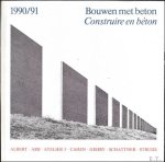 Wolfgang Jean Stock - Bouwen met beton. Construire en beton. 1991/91