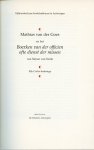 Cockx-Indestege, Elly - "Mathias van der Goes en het Boexken van der officien ofte dienst der missen van Simon van Venlo." (Vijfhonderd jaar boekdrukkunst te Antwerpen)