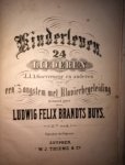 Brandts Buys, Ludwig Felix: - Kinderleven. 24 gedichtjes van J. J. A. Goeverneur en anderen voor een zangstem met klavierbegeleiding. 15de werk
