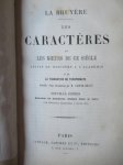 Bruyere, La - Les caracteres ou les les Moeurs de ce siecle