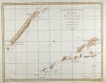 Cook, Captain James - Carte des Découvertes faites dans la Mer Pacifique sur la Vaisseau de Roi, La Resolution, Commandé par le Capitaine Cook en 1774