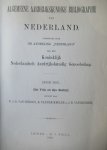 Meulen, van der R. - Algemeene Aardrijkskundige bibliographie van Nederland 3 delen